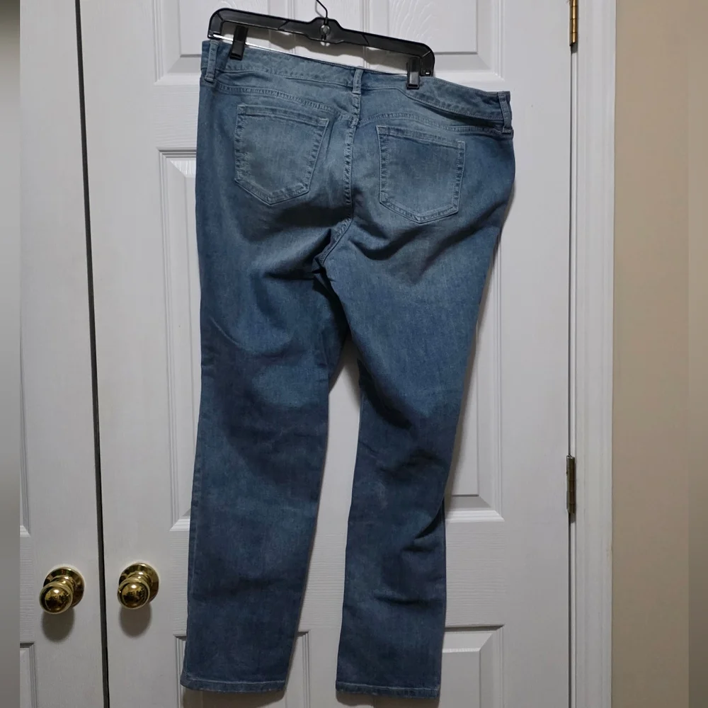 Torrid Light Blue Distressed Boyfriend Jeans - Picture 3 of 4